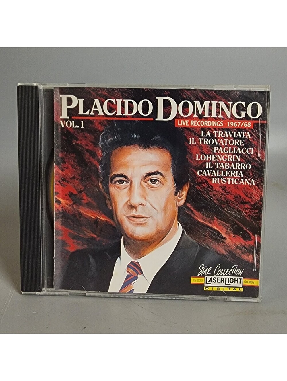 Placido Domingo Vol. 1 Live Recordings 1967/68 CD LaserLight Digital Opera